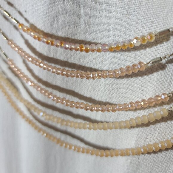 Beaded Necklace and Matching Earrings - Picture 2 of 4